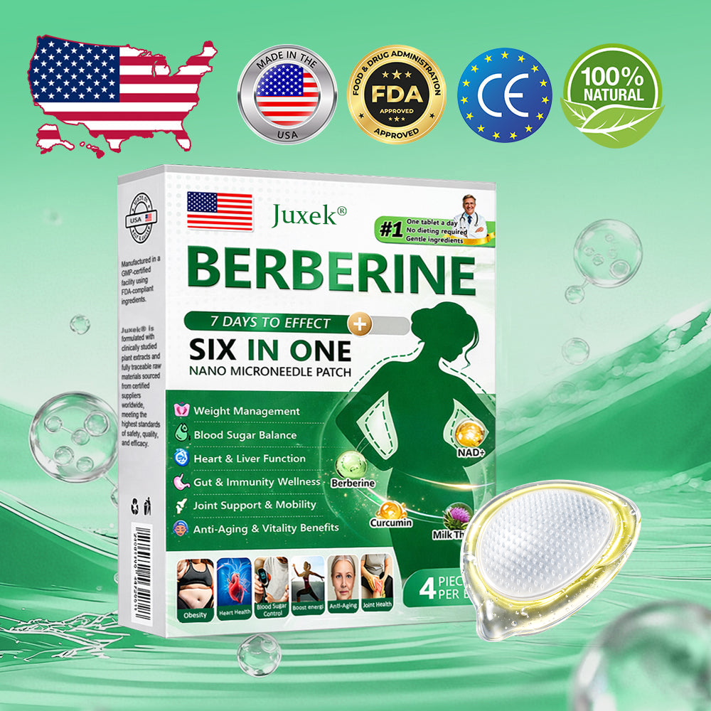 Berberine Patch® Nano Microneedle 6-in-1 Patch